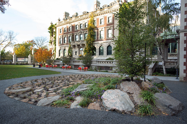 The Arthur Ross Terrace & Garden at Cooper Hewitt, Smithsonian Design Museum. Photo: Agaton Strom Photography