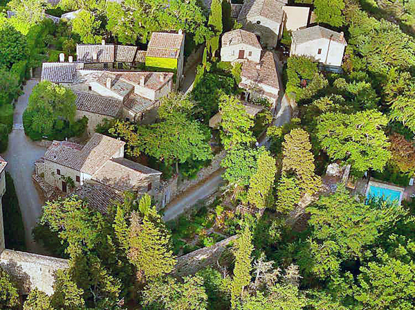 Castello di  Fighine - visto dall'alto