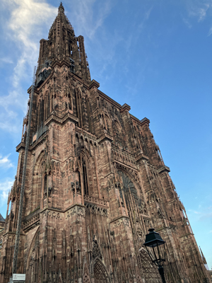 Il campanile della cattedrale di Notre-Dame a Strasburgo (2