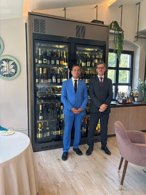 Maitre Vito Angelilli e lo chef De Rang Lorenzo Mannarino