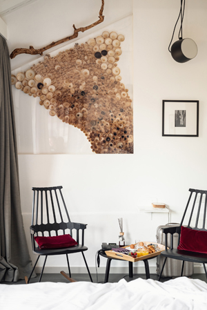 UVE ROOMS & Wine Bar - Dettaglio decoro stanza