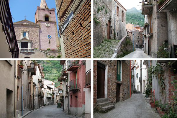 Scorci vari dei vicoli di Longi