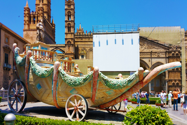 Il Carro Trionfale per il trasporto di Santa Rosalia a Palermo