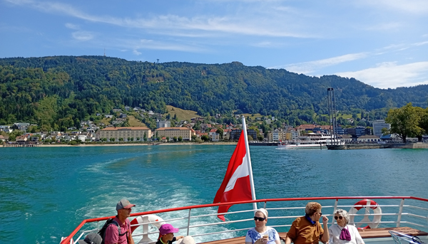 Bregenz,24.08.2024,In navigazione sul lago di Costanza