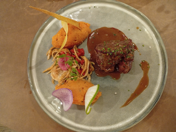 Un piatto tipo della gastronomia locale